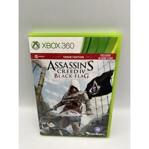Assassin's Creed IV 4: Black Flag (Xbox 360) CIB COMPLETE & TESTED